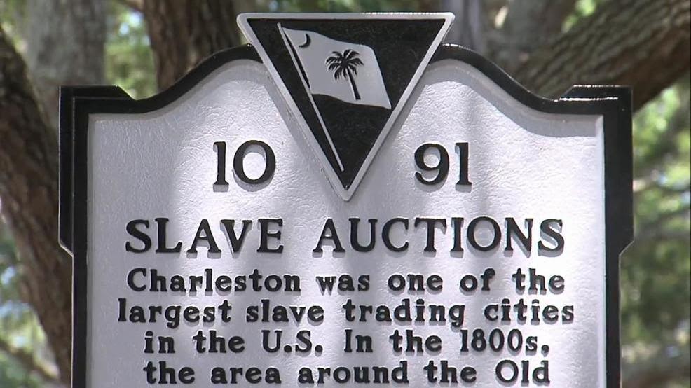 Charleston Slave Auction Board